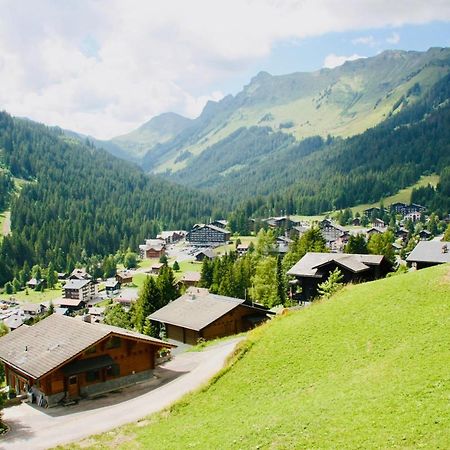 Chalet Le Jeuna Morgins Bagian luar foto