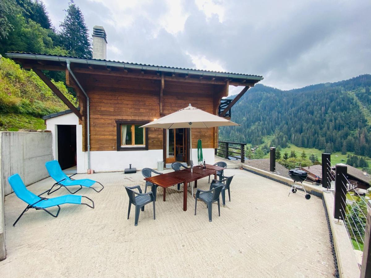 Chalet Le Jeuna Morgins Bagian luar foto