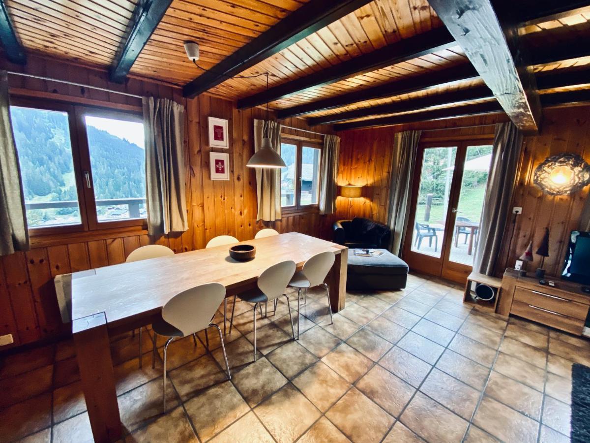 Chalet Le Jeuna Morgins Bagian luar foto