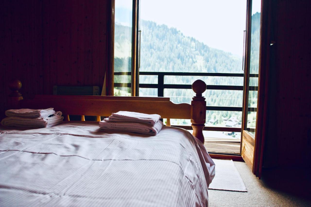 Chalet Le Jeuna Morgins Bagian luar foto