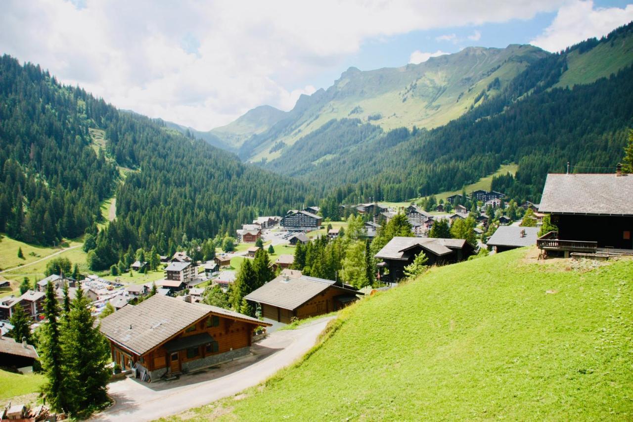Chalet Le Jeuna Morgins Bagian luar foto