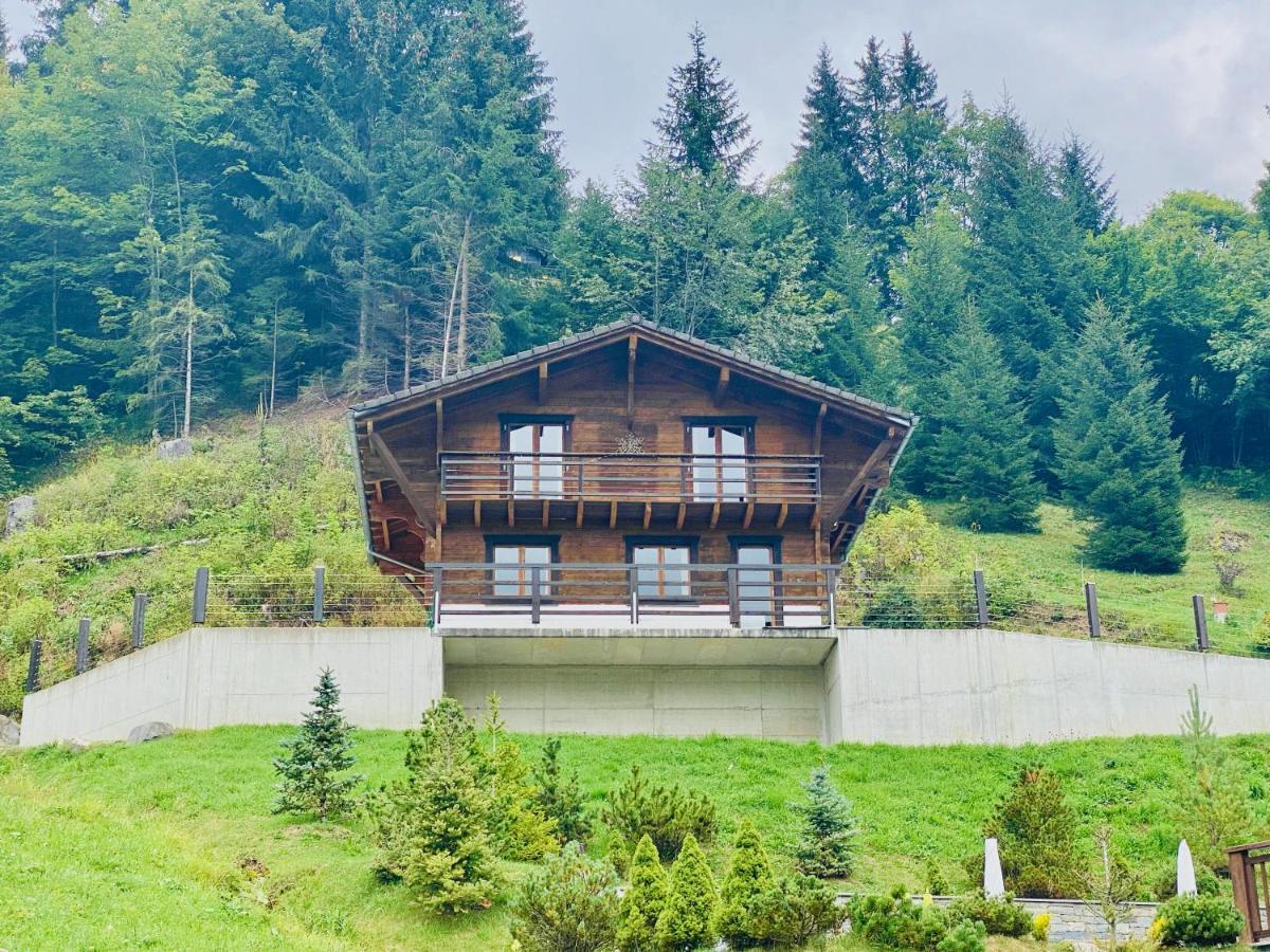 Chalet Le Jeuna Morgins Bagian luar foto